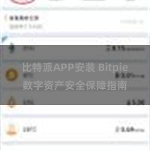 比特派APP安装 Bitpie数字资产安全保障指南