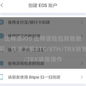 比特派iOS 比特派钱包转账教程详解，快速了解BTC/ETH/TRX转账操作