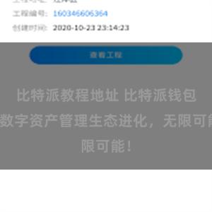 比特派教程地址 比特派钱包：数字资产管理生态进化，无限可能！