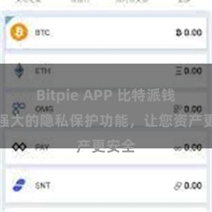 Bitpie APP 比特派钱包：强大的隐私保护功能，让您资产更安全