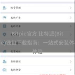 Bitpie官方 比特派(Bitpie)钱包下载指南：一站式安装体验