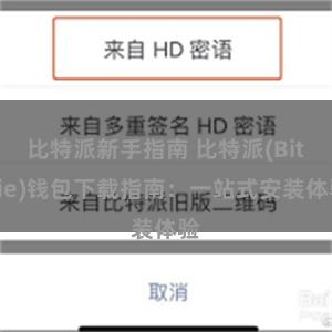 比特派新手指南 比特派(Bitpie)钱包下载指南：一站式安装体验