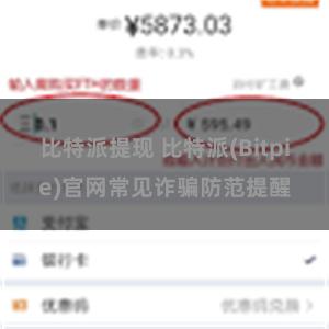 比特派提现 比特派(Bitpie)官网常见诈骗防范提醒