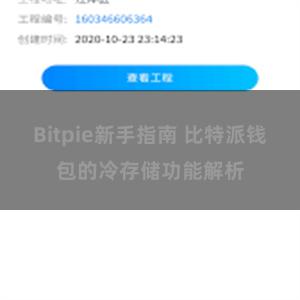 Bitpie新手指南 比特派钱包的冷存储功能解析