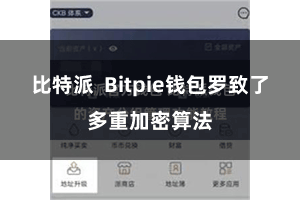 比特派  Bitpie钱包罗致了多重加密算法